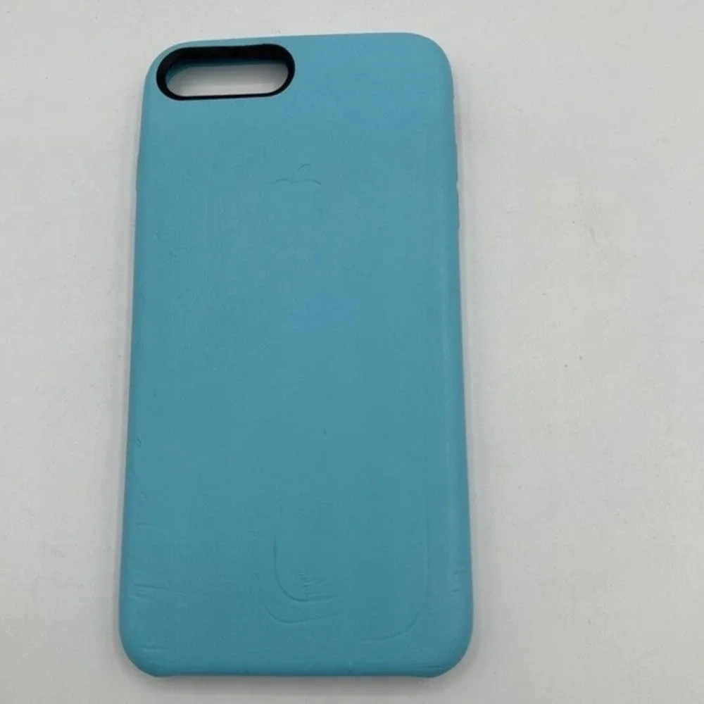 Apple iPhone 7 Plus 8 Plus Leather Case Sea Blue‎ Slim Cover Vintage Chic 33-07